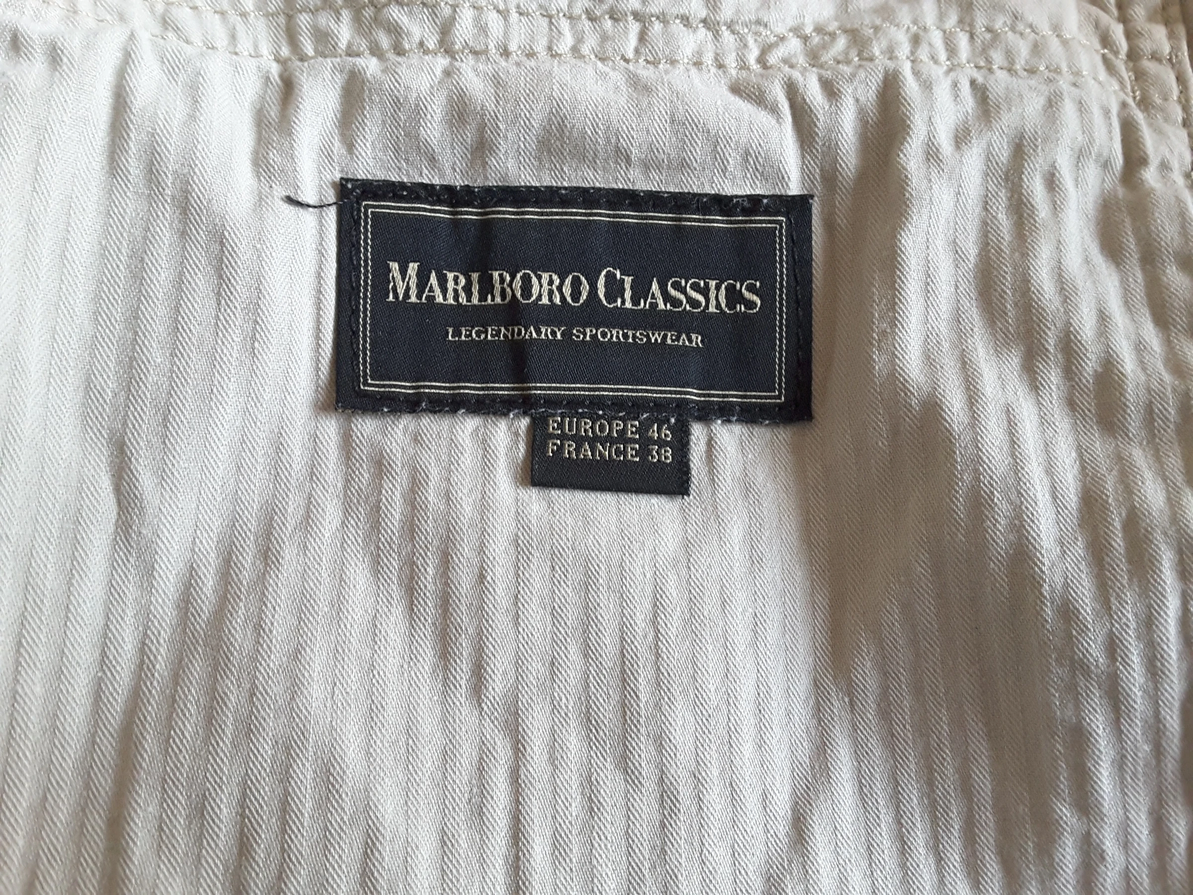 Ecru Trousers – Malboro Classics – 38 – photo 3